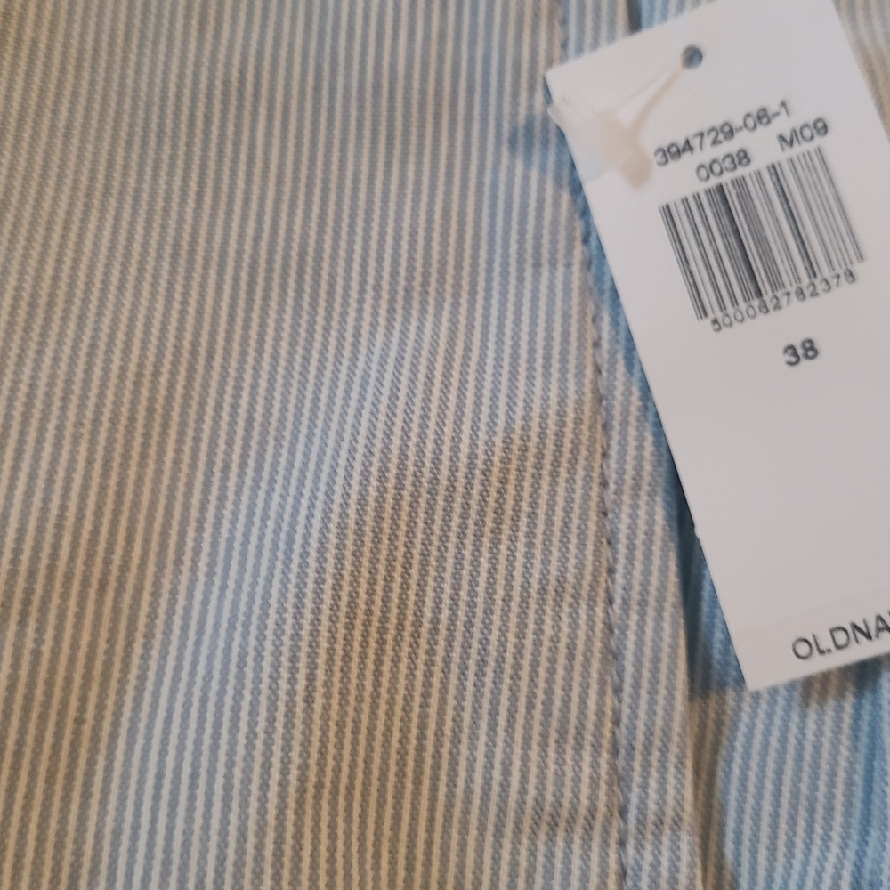 Old Navy Blue and White Striped Trousers